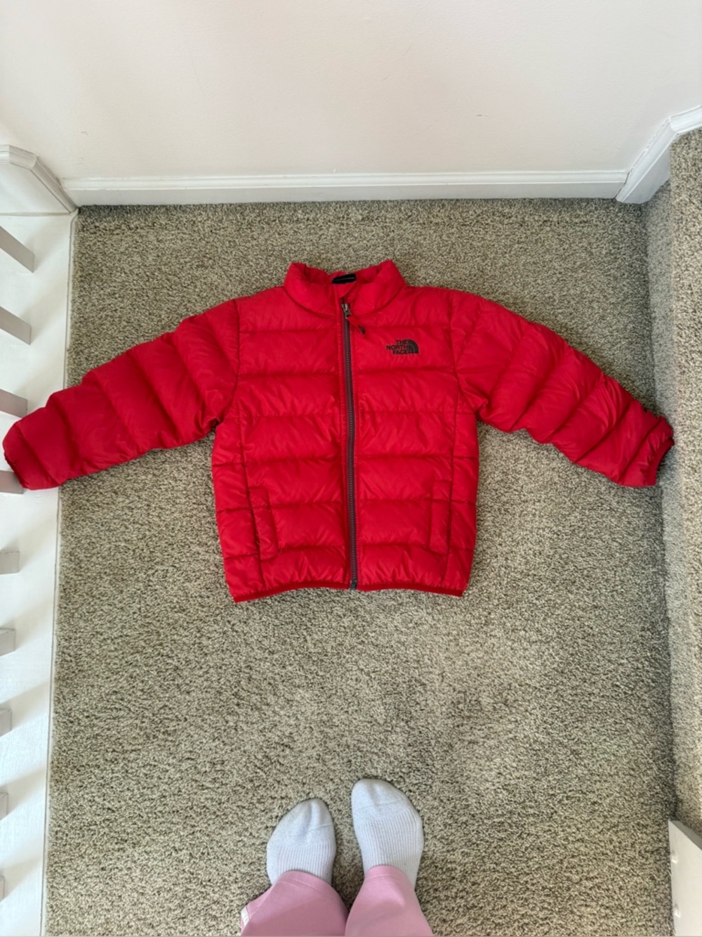 The North Face Boys 550 Down Puffer Jacket Size XS (6)